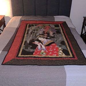 Home made quilt - geisha
